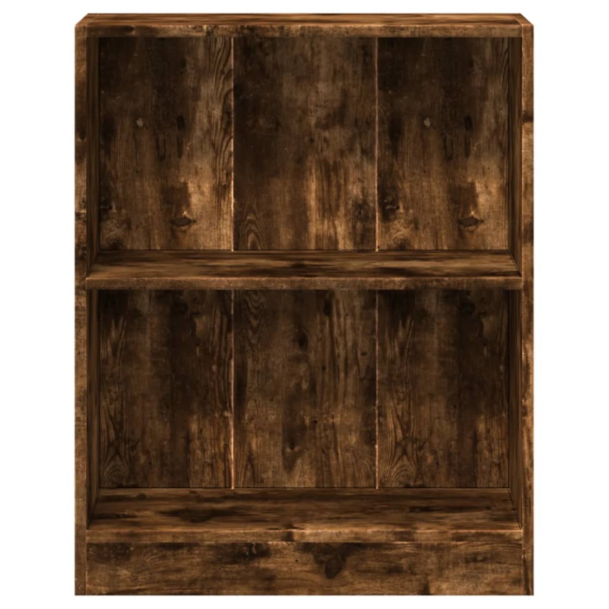 vidaXL Βιβλιοθήκη Καπνιστή Δρυς 60 x 24 x 74,5 εκ. Επεξεργασμένο Ξύλο