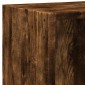 vidaXL Βιβλιοθήκη Καπνιστή Δρυς 60 x 24 x 74,5 εκ. Επεξεργασμένο Ξύλο