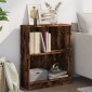vidaXL Βιβλιοθήκη Καπνιστή Δρυς 60 x 24 x 74,5 εκ. Επεξεργασμένο Ξύλο