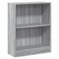 vidaXL Βιβλιοθήκη Γκρι Sonoma 60x24x74,5 εκ. από Επεξεργασμένο Ξύλο