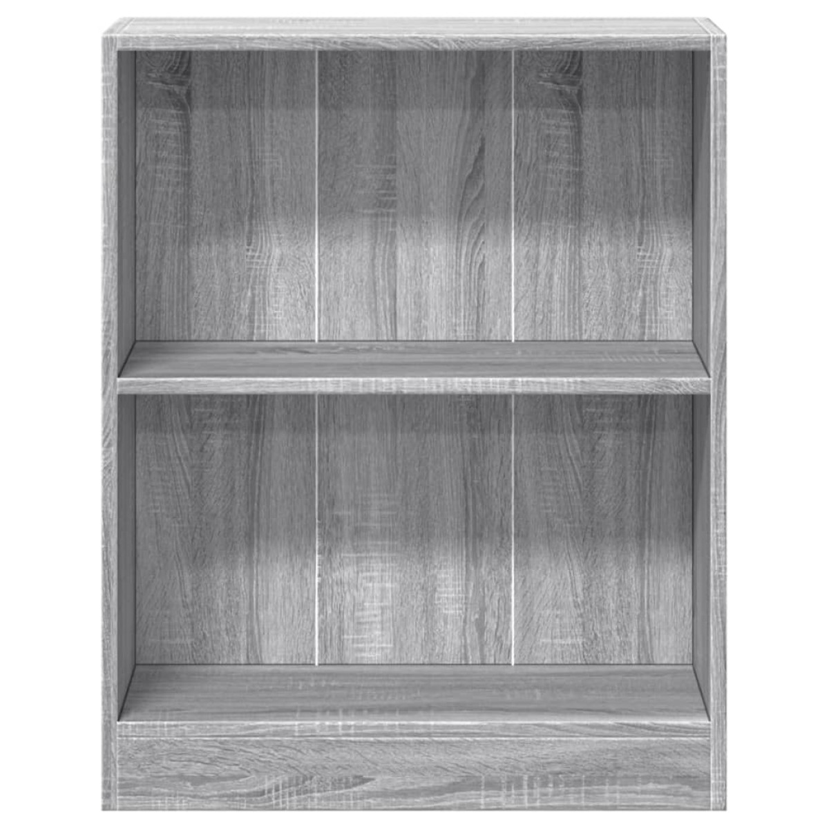 vidaXL Βιβλιοθήκη Γκρι Sonoma 60x24x74,5 εκ. από Επεξεργασμένο Ξύλο