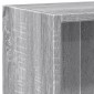 vidaXL Βιβλιοθήκη Γκρι Sonoma 60x24x74,5 εκ. από Επεξεργασμένο Ξύλο