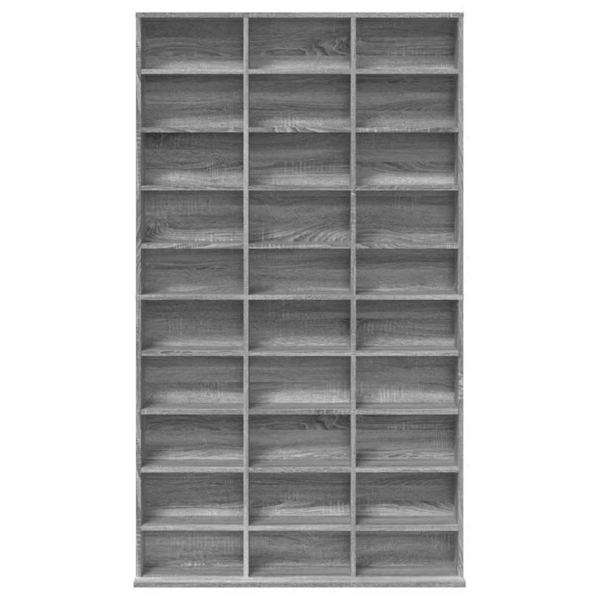 vidaXL Έπιπλο για CD Γκρι Sonoma 102x23x177,5 εκ. Επεξεργασμένο Ξύλο