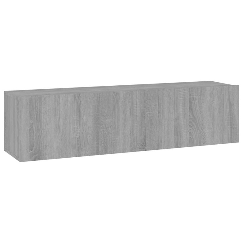 vidaXL Έπιπλο Τηλεόρασης Τοίχου Γκρι Sonoma 120x30x30 εκ. Επεξερ. Ξύλο