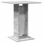 vidaXL Τραπέζι Bistro Γκρι Sonoma 60x60x75 εκ. από Επεξεργασμένο Ξύλο