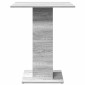 vidaXL Τραπέζι Bistro Γκρι Sonoma 60x60x75 εκ. από Επεξεργασμένο Ξύλο