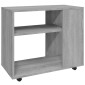 vidaXL Τραπέζι Βοηθητικό Γκρι Sonoma 70x35x55 εκ. Επεξεργασμένο Ξύλο