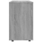 vidaXL Τραπέζι Βοηθητικό Γκρι Sonoma 70x35x55 εκ. Επεξεργασμένο Ξύλο