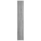 vidaXL Ντουλάπι Μπάνιου Γκρι Sonoma 30x30x183,5 εκ. Επεξεργασμένο Ξύλο