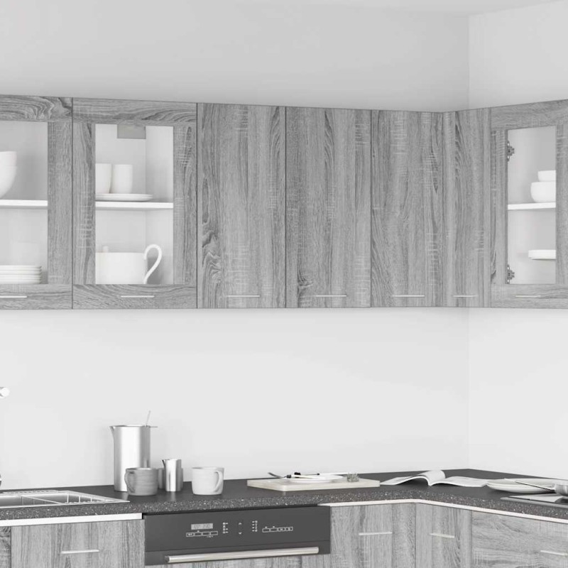 vidaXL Κρεμαστό Ντουλάπι "Lyon" Γκρι Sonoma 60x31x60 εκ. από Τεχνητό Ξύλο