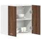 vidaXL Κρεμαστό Ντουλάπι Καφέ Δρυς 60x31x60 εκ. από Επεξεργασμένο Ξύλο