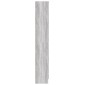 vidaXL Βιβλιοθήκη Γκρι Sonoma 82,5x30,5x185,5 εκ. Επεξεργασμένο Ξύλο