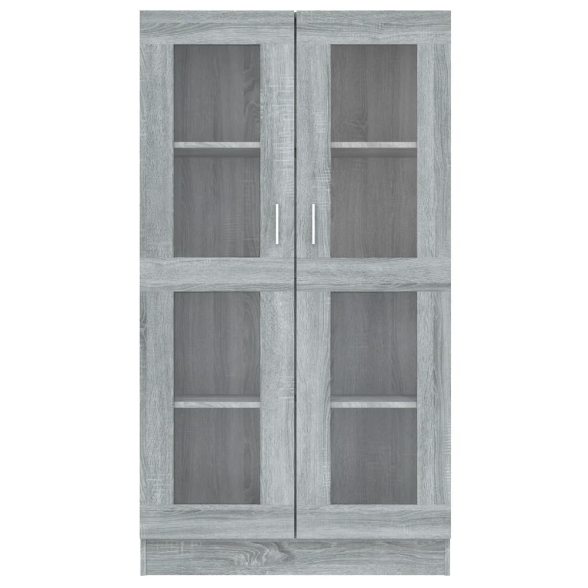 vidaXL Βιτρίνα Γκρι Sonoma 82,5 x 30,5 x 150 εκ. Επεξεργασμένο Ξύλο