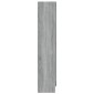 vidaXL Βιτρίνα Γκρι Sonoma 82,5 x 30,5 x 150 εκ. Επεξεργασμένο Ξύλο