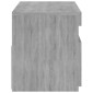 vidaXL Έπιπλο Τηλεόρασης με LED Γκρι Sonoma 75 x 35 x 40 εκ.