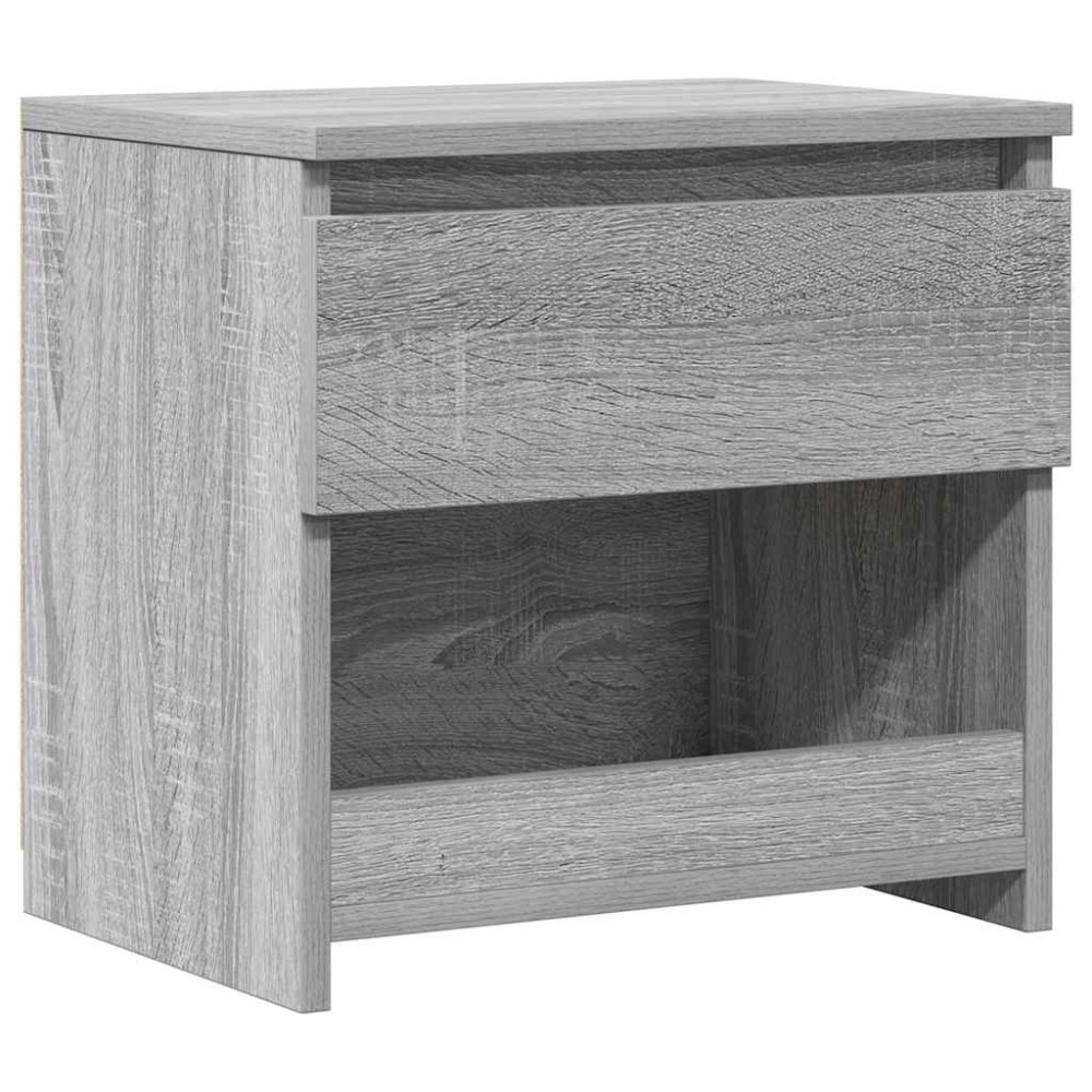 vidaXL Κομοδίνο Γκρι Sonoma 40 x 30 x 39 εκ. από Επεξεργασμένο Ξύλο