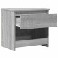 vidaXL Κομοδίνα 2 τεμ. Γκρι Sonoma 40x30x39 εκ. από Επεξεργασμένο Ξύλο