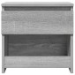 vidaXL Κομοδίνα 2 τεμ. Γκρι Sonoma 40x30x39 εκ. από Επεξεργασμένο Ξύλο