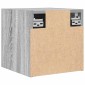 vidaXL Έπιπλο Τηλεόρασης Επιτοίχιο Γκρι Sonoma 30,5 x 30 x 30 εκ.