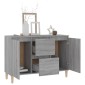 vidaXL Μπουφές Γκρι Sonoma 103,5x35x70 εκ. από Επεξεργασμένο Ξύλο