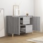 vidaXL Μπουφές Γκρι Sonoma 103,5x35x70 εκ. από Επεξεργασμένο Ξύλο