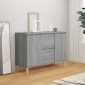 vidaXL Μπουφές Γκρι Sonoma 103,5x35x70 εκ. από Επεξεργασμένο Ξύλο