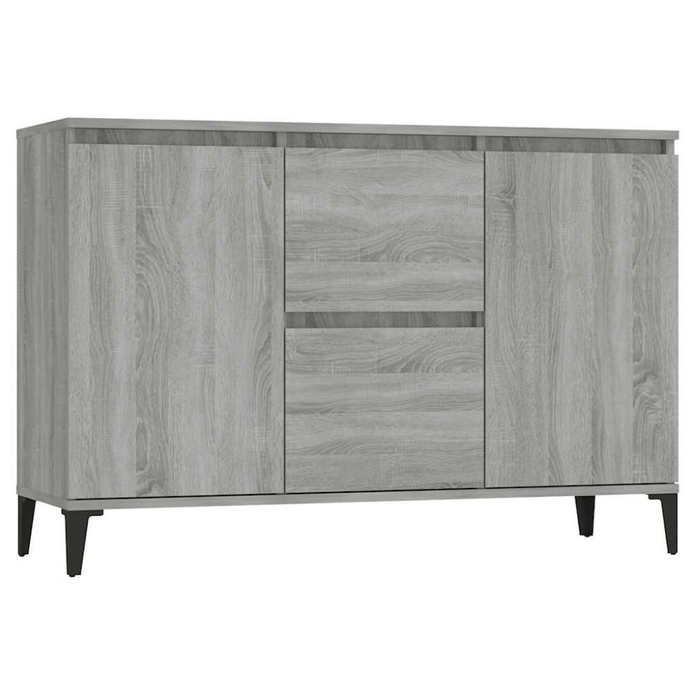 vidaXL Μπουφές Γκρι Sonoma 102 x 35 x 70 εκ. από Επεξεργασμένο Ξύλο