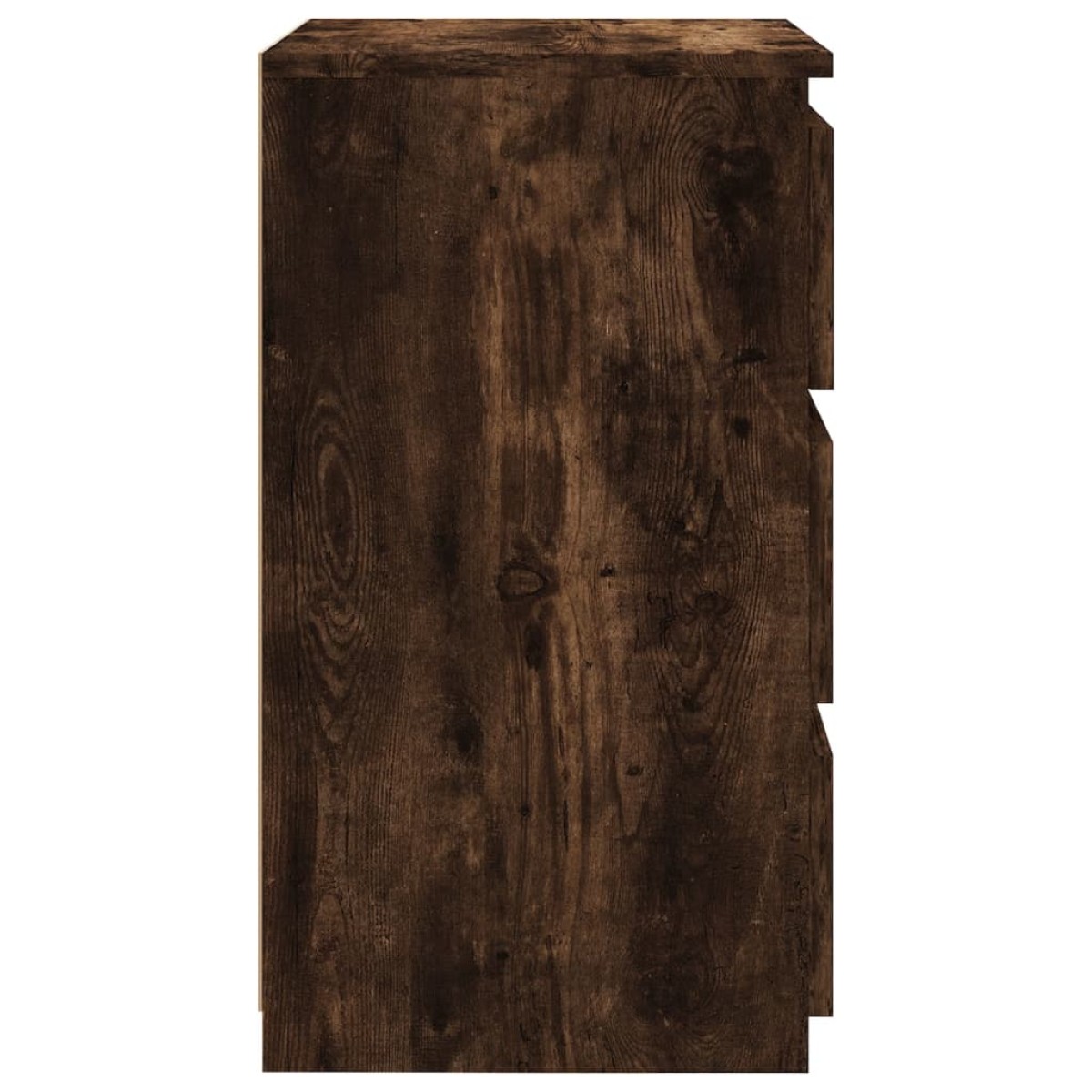 vidaXL Κομοδίνο Καπνιστή Δρυς 40x35x62,5 εκ. από Επεξεργασμένο Ξύλο