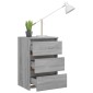 vidaXL Κομοδίνο Γκρι Sonoma 40x35x62,5 εκ. από Επεξεργασμένο Ξύλο