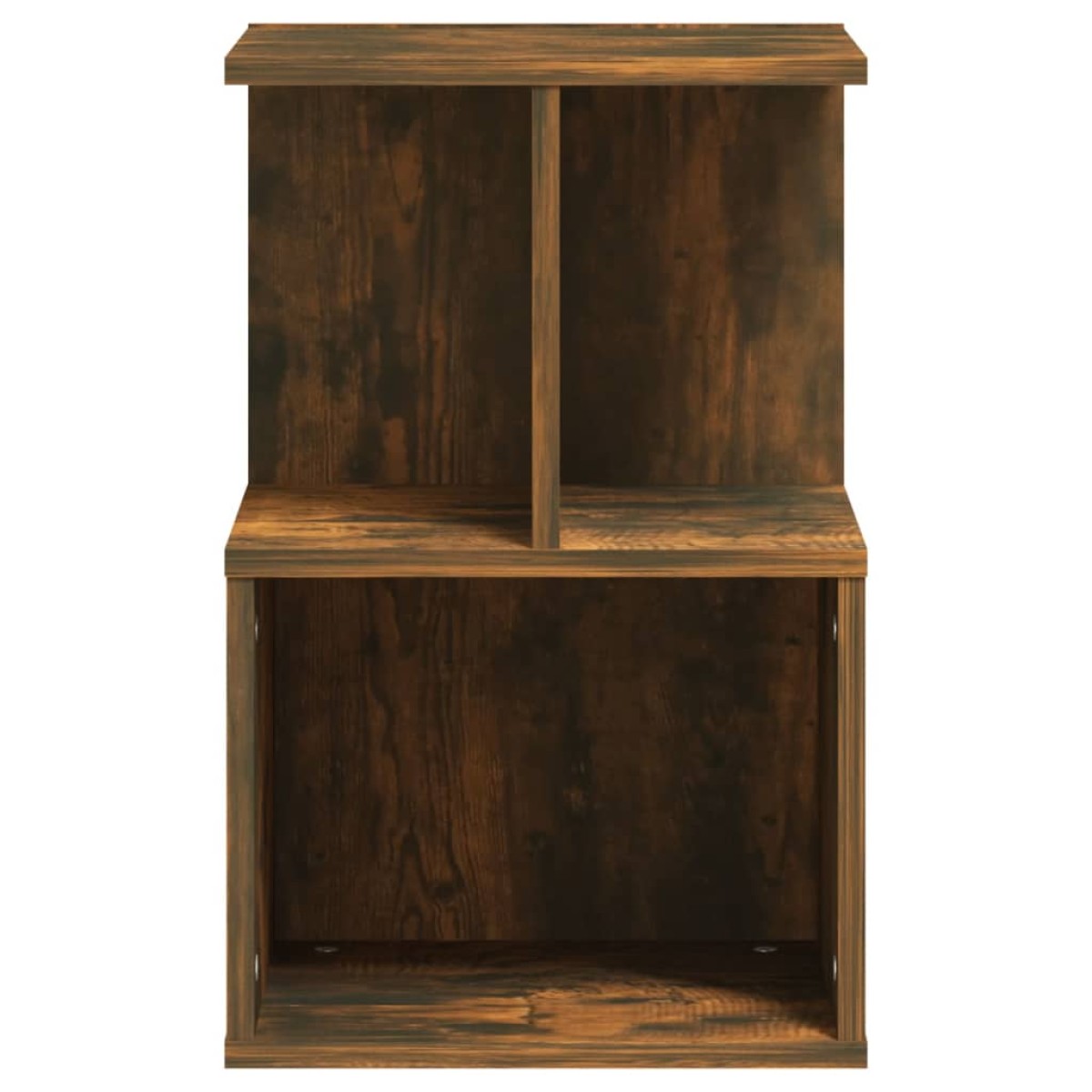 vidaXL Κομοδίνα 2 Τεμ. Καπνιστή Δρυς 35x35x55 εκ. από Επεξεργ. Ξύλο