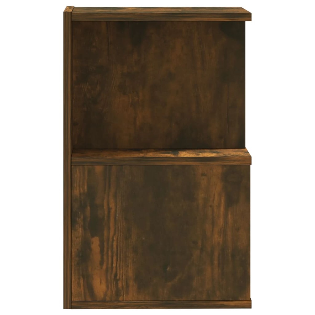 vidaXL Κομοδίνα 2 Τεμ. Καπνιστή Δρυς 35x35x55 εκ. από Επεξεργ. Ξύλο