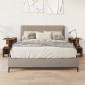 vidaXL Κομοδίνα 2 Τεμ. Καπνιστή Δρυς 35x35x55 εκ. από Επεξεργ. Ξύλο
