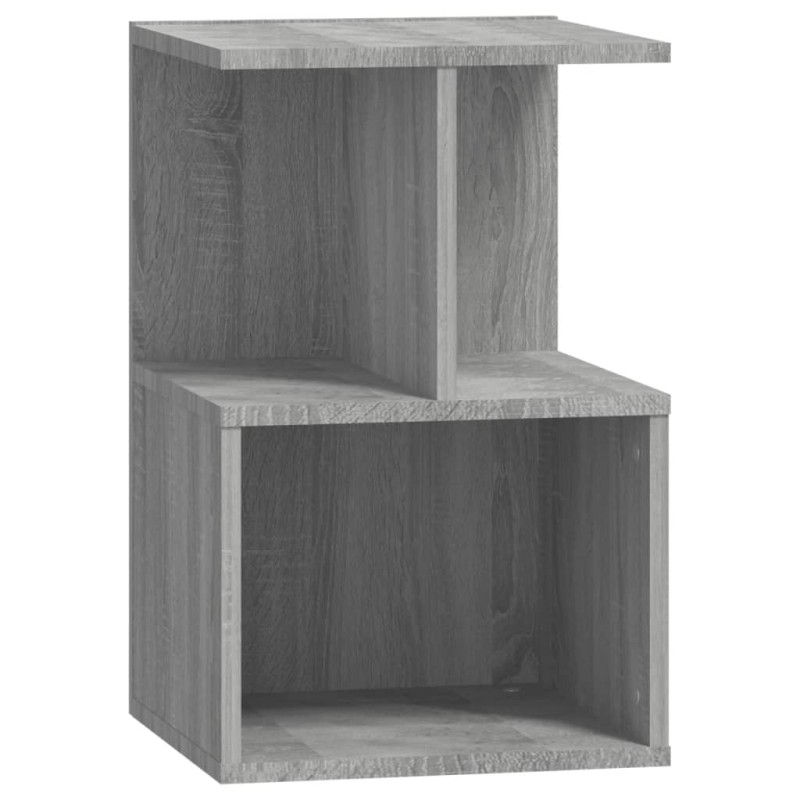 vidaXL Κομοδίνο Γκρι Sonoma 35 x 35 x 55 εκ. από Επεξεργασμένο Ξύλο