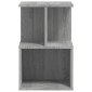 vidaXL Κομοδίνο Γκρι Sonoma 35 x 35 x 55 εκ. από Επεξεργασμένο Ξύλο