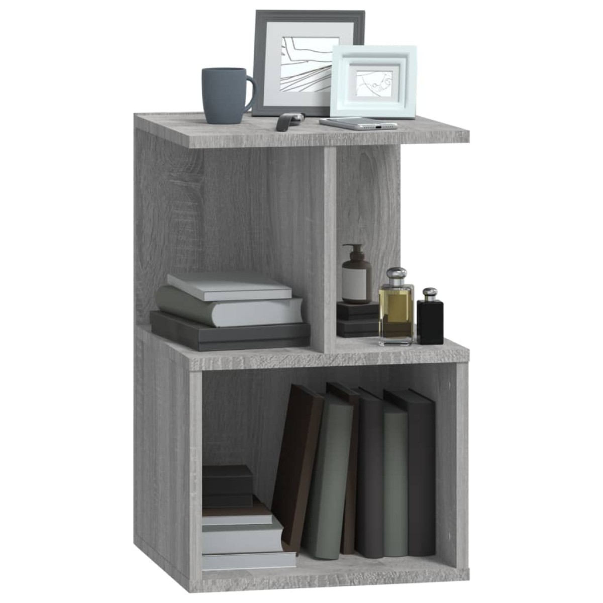 vidaXL Κομοδίνο Γκρι Sonoma 35 x 35 x 55 εκ. από Επεξεργασμένο Ξύλο