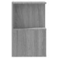 vidaXL Κομοδίνα 2 Τεμ. Γκρι Sonoma 35x35x55 εκ. από Επεξεργασμένο Ξύλο