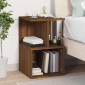 vidaXL Κομοδίνα 2 Τεμ. Καφέ Δρυς 35x35x55 εκ. από Επεξεργασμένο Ξύλο