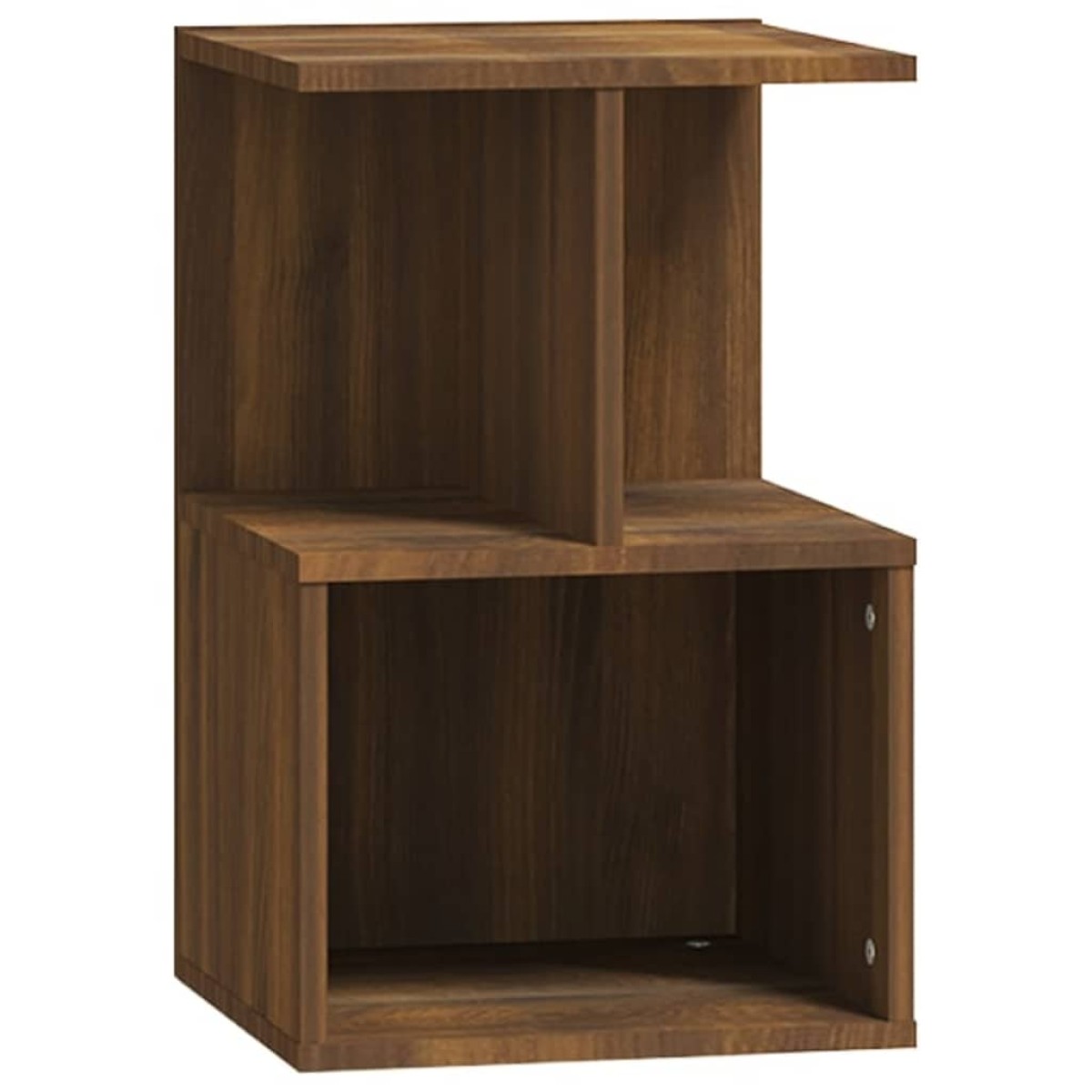 vidaXL Κομοδίνα 2 Τεμ. Καφέ Δρυς 35x35x55 εκ. από Επεξεργασμένο Ξύλο