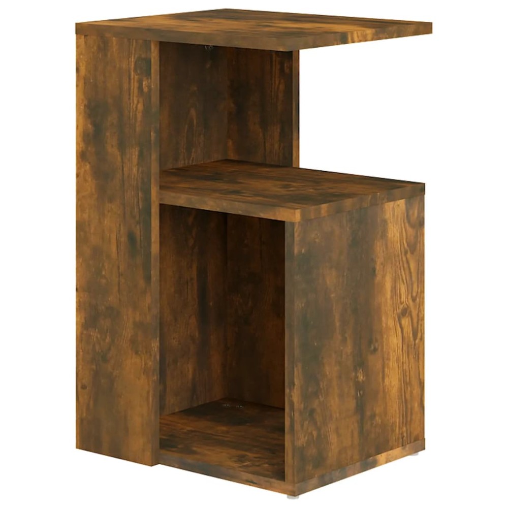 vidaXL Τραπέζι Βοηθητικό Καπνιστή Δρυς 36x30x56 εκ. Επεξεργασμένο Ξύλο