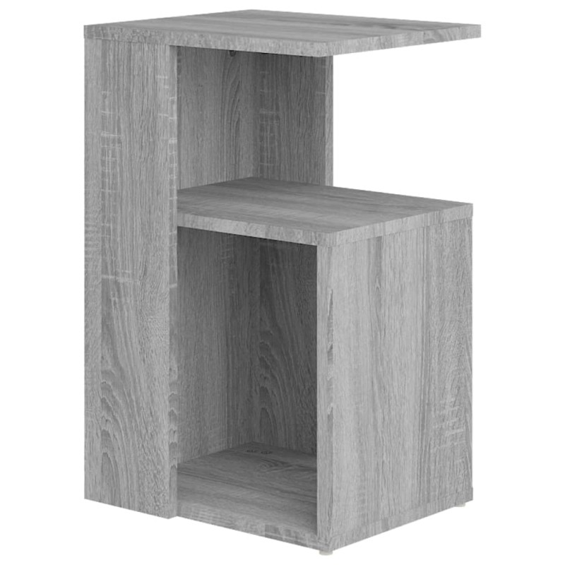 vidaXL Τραπέζι Βοηθητικό Γκρι Sonoma 36x30x56 εκ. Επεξεργασμένο Ξύλο