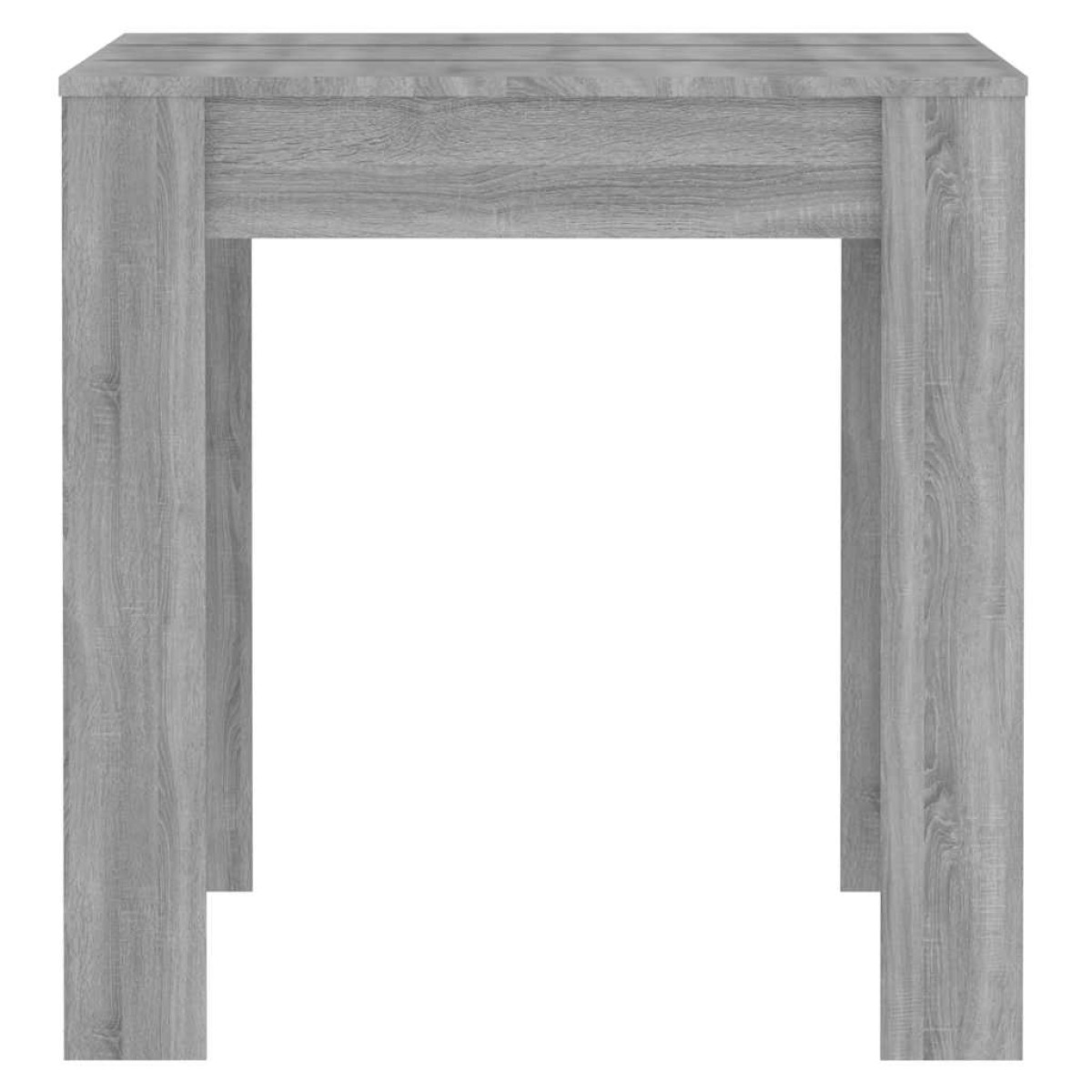 vidaXL Τραπεζαρία Γκρι Sonoma 140 x 74,5 x 76 εκ. Επεξεργασμένο Ξύλο