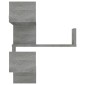 vidaXL Γωνιακή Ραφιέρα Τοίχου Γκρι Sonoma 40x40x50 εκ. Επεξεργ. Ξύλο