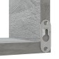 vidaXL Γωνιακή Ραφιέρα Τοίχου Γκρι Sonoma 40x40x50 εκ. Επεξεργ. Ξύλο