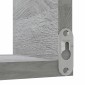 vidaXL Γωνιακές Ραφιέρες Τοίχου 2 τεμ Γκρι Sonoma 40x40x50εκ Επ. Ξύλο