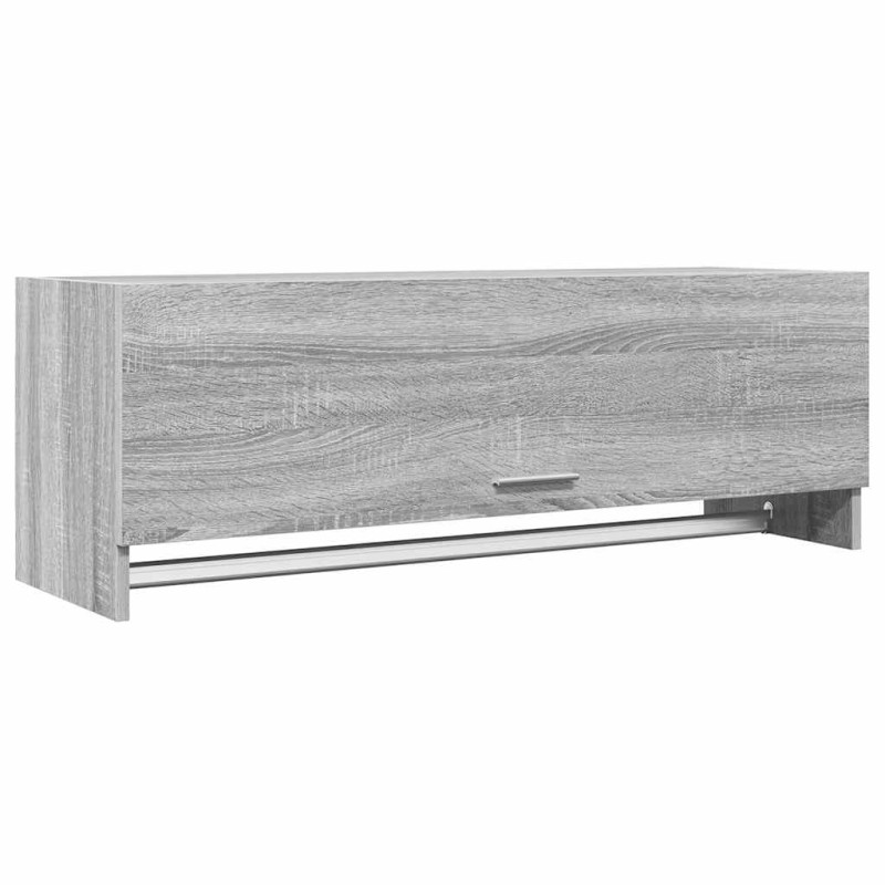 vidaXL Ντουλάπα Γκρι Sonoma 100x32,5x35 εκ. από Επεξεργασμένο Ξύλο