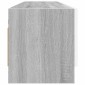 vidaXL Ντουλάπα Γκρι Sonoma 100x32,5x35 εκ. από Επεξεργασμένο Ξύλο