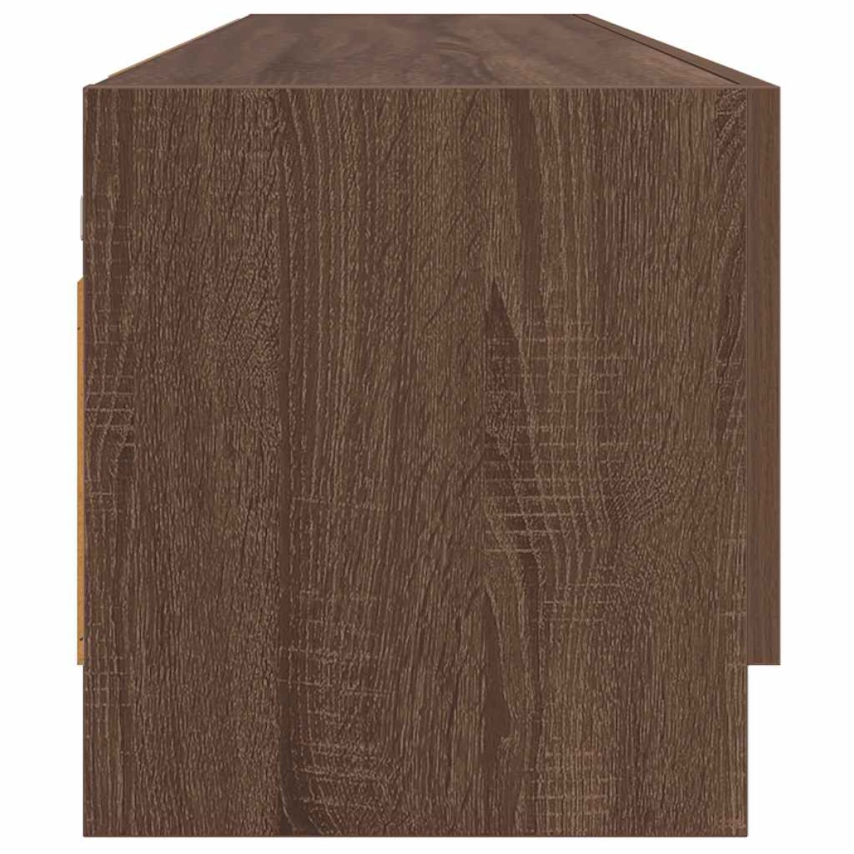 vidaXL Ντουλάπα Καφέ Δρυς 100 x 32,5 x 35 εκ. από Επεξεργασμένο Ξύλο