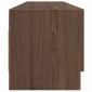 vidaXL Ντουλάπα Καφέ Δρυς 100 x 32,5 x 35 εκ. από Επεξεργασμένο Ξύλο