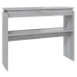 vidaXL Τραπέζι Κονσόλα Γκρι Sonoma 102x30x80 εκ. Επεξεργασμένο Ξύλο