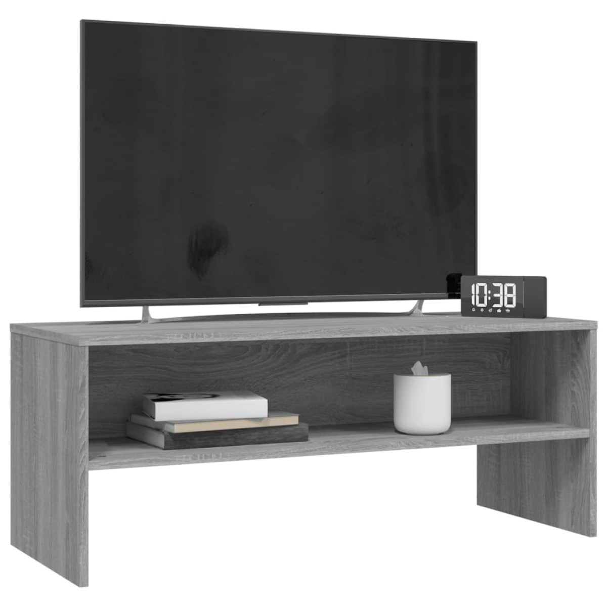 vidaXL Έπιπλο Τηλεόρασης Γκρι Sonoma 100x40x40 εκ. από Επεξεργ. Ξύλο
